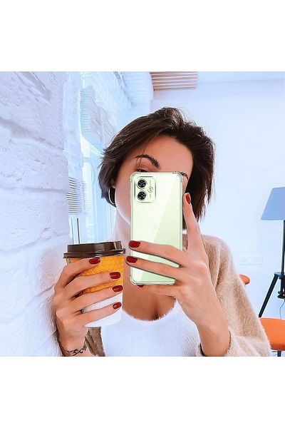 ALC MOBILE Anti-shock, transparent case compatible with Motorola G54 5G