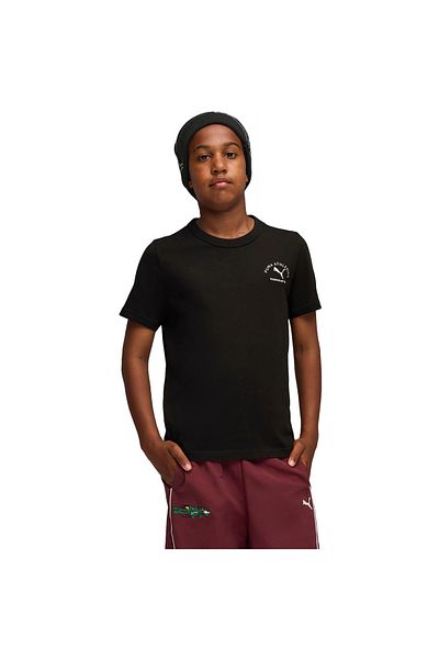 Puma Tričko Class Graphic Tee B, černé, dětské