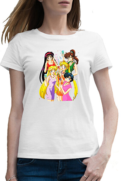 OEM Tricou femei Party Girls Sailor Moon Happy Vibe
