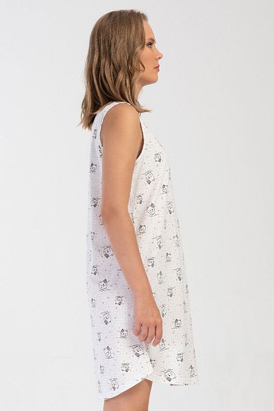 VİENETTA Cotton Women's Wide Strap Nightgown, 408103
