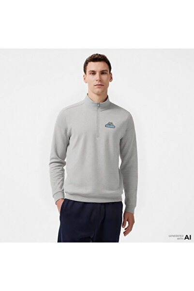 Converse Classic Erkek Gri Sweatshirt