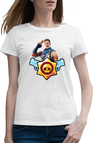 OEM Tricou femei Fortnite Battle Royale Brawl Stars