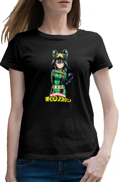 OEM Tricou femei Tsuyu Asui Hero Academia Anime Manga