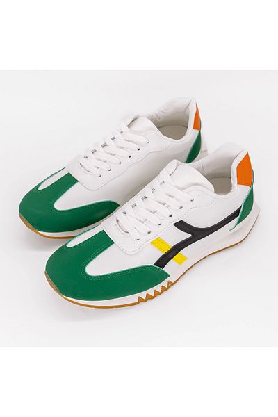 Se7en Pantofi Sport Barbati D968 Alb-Verde