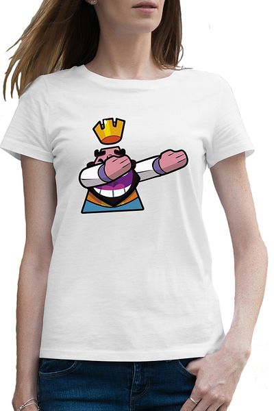 OEM Tricou femei Fortnite King Clash Royale Clans