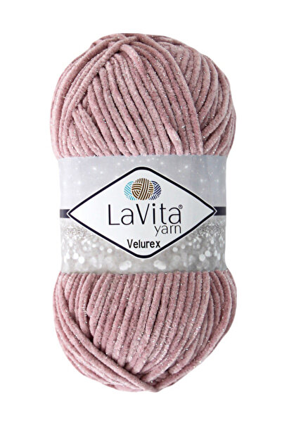LaVita Yarn Velurex Sa šljokicama pređa za ručno pletenje 90% P Poliester 10%...