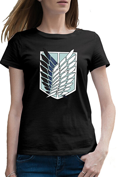 OEM Tricou femei Attack on Titan Scouting Legion Crest Anime Manga