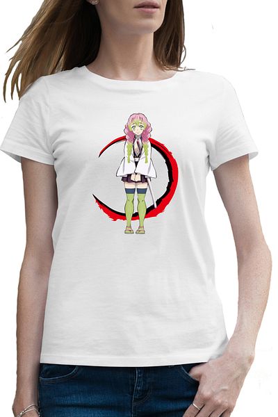 OEM Tricou femei Demon Slayer Mitsuri Kanroji Arte Martiale