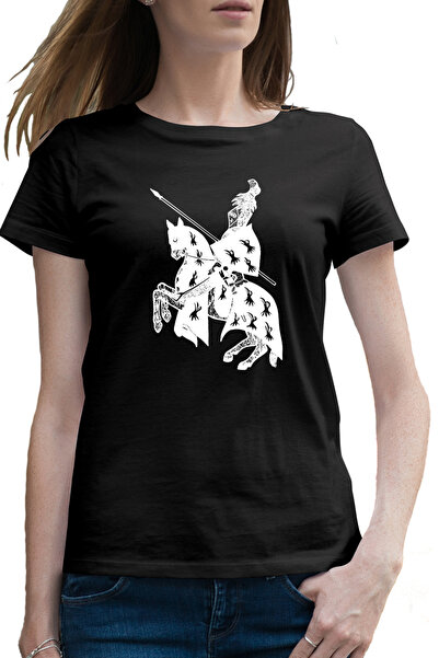 OEM Tricou femei Age Of Empires Knight Crusades Golden Horde Knight Horse