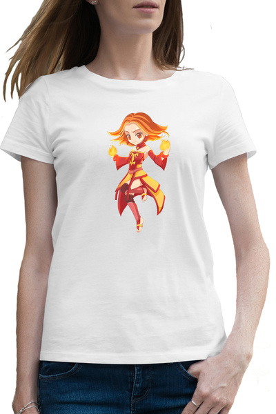 OEM Tricou femei Dota 2 Lina Slayer Hero Magical Damage Chibi