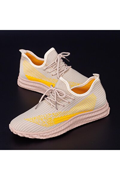 FASHION Ανδρικά Αθλητικά Παπούτσια 4061 Μπεζ