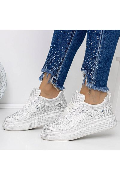 mei Pantofi Sport Dama 3WL86 Argintiu