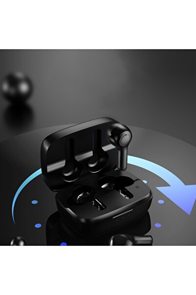 Joyroom Słuchawki bezprzewodowe TWS z ładowarką solarną czarny