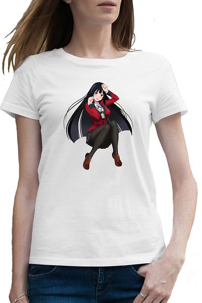 OEM Tricou femei Yumeko Jabami Kakegurui Gambling Poker