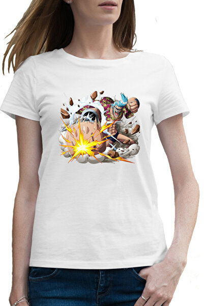 OEM Tricou femei Cyborg Franky Attack One Piece Pirat