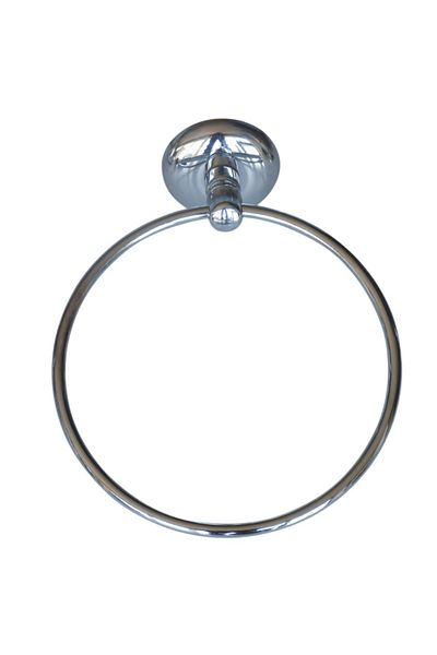 flores Suport din metal rotund pentru prosop, crom lucios, Ø 165 mm