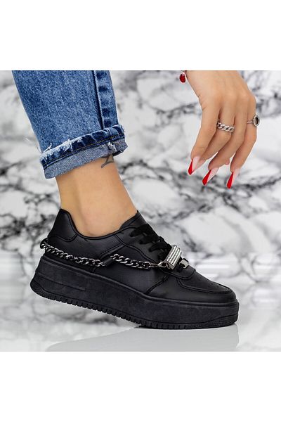 KK&VV Pantofi Sport Dama 20D95 Negru