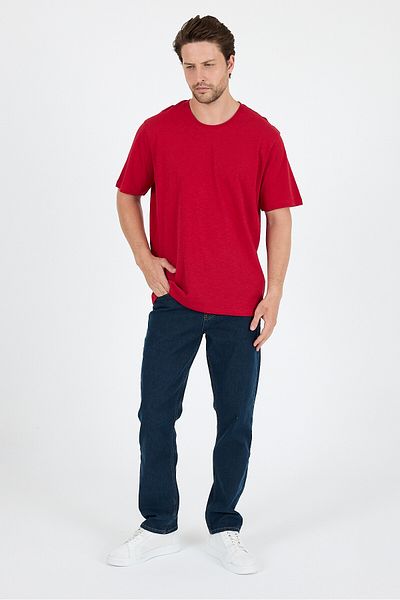 Rodi Men's Cotton Crew Neck Short Sleeve Solid T-Shirt Comfortable and Stylish Casual Men's T-Shirt 0169
