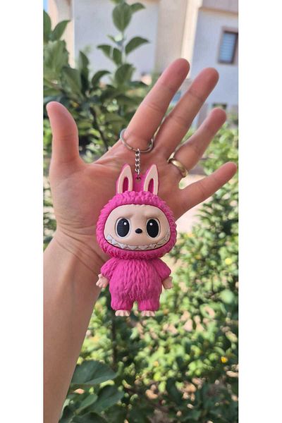 as alpa store Labubu Keychain Bag Charm Accessory - 11 cm - 3D Print
