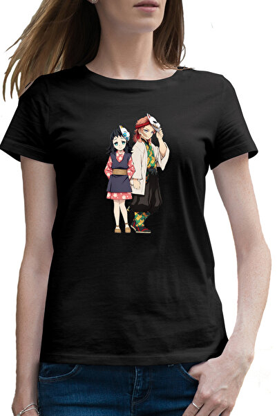 OEM Tricou femei Demon Slayer Sabito Makomo Friends