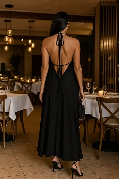 LaraLisa Back Low-Cut V-Neck Women's Summer Dress
