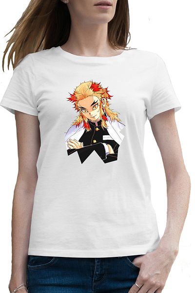 OEM Tricou femei Demon Slayer Kyojuro Rengoku Cool