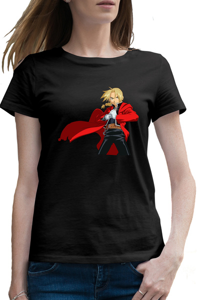 OEM Tricou femei Edward Elric Alphonse Fullmetal Alchemist Anime