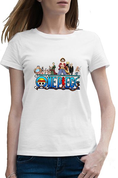OEM Tricou femei One Piece Straw Hat Pirates All Crew Members