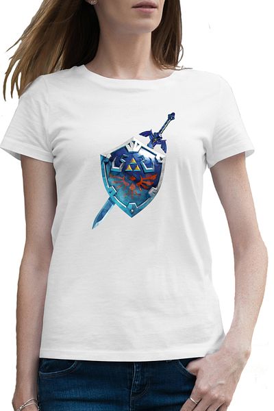 OEM Tricou femei Legend of Zelda Shield TikTok