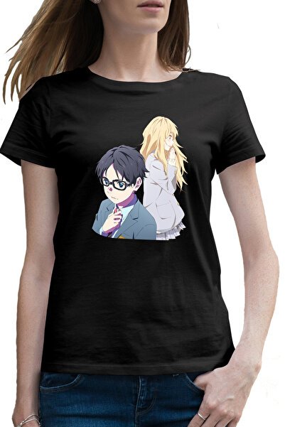 OEM Tricou femei Your Lie in April Kousei Pianist Pian