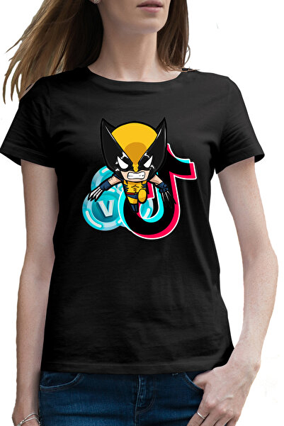 OEM Tricou femei Wolverine XMen Fortnite VBucks Tiktok