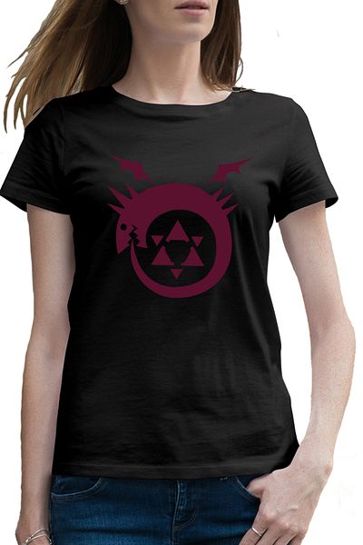 OEM Tricou femei Fullmetal Alchemist Ouroboros Life Death Dragon