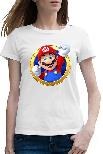 OEM Tricou femei Super Mario Bros Arcade Good Vibe