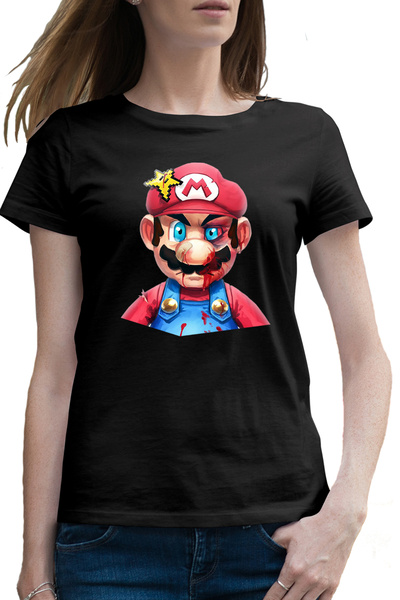 OEM Tricou femei Super Mario Bros Batut Sange 3D Odyssey
