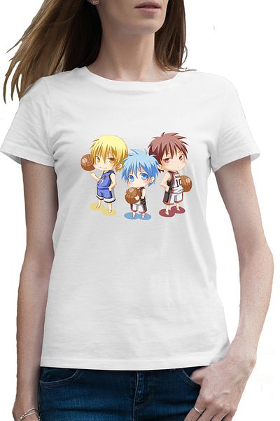 OEM Tricou femei Chibi Tetsuya Kuroko no Basket Echipa