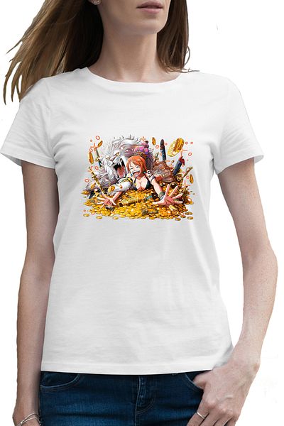 OEM Tricou femei One Piece Nami Comoara Leu Lion Cat