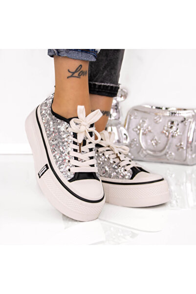 mei Tenisi Dama 666-8 Argintiu