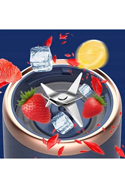 Azaris BLENDER FĂRĂ ACȚIUNE MINI STORCĂTOR PORTABIL 2 STICLE BLENDY AND GO