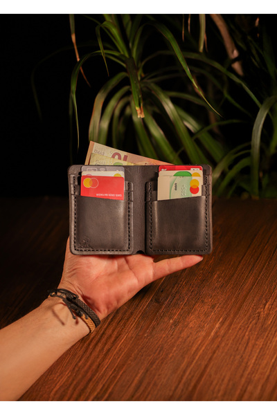 Lider Leather Genuine Leather Classic Men's Wallet – Stylish and Minimalist D...