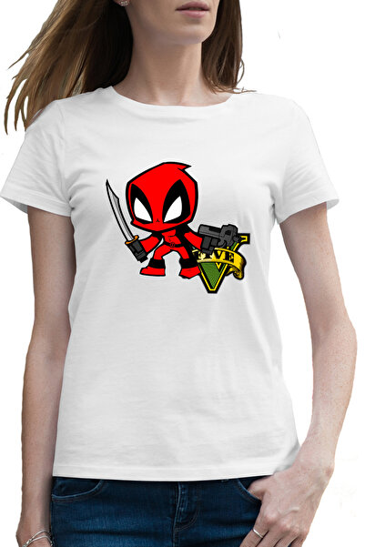 OEM Tricou femei Deadpool GTA5 Baby Ninja