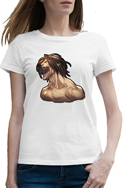 OEM Tricou femei Attack on Titan AOT Eren Yeager Devil Anime