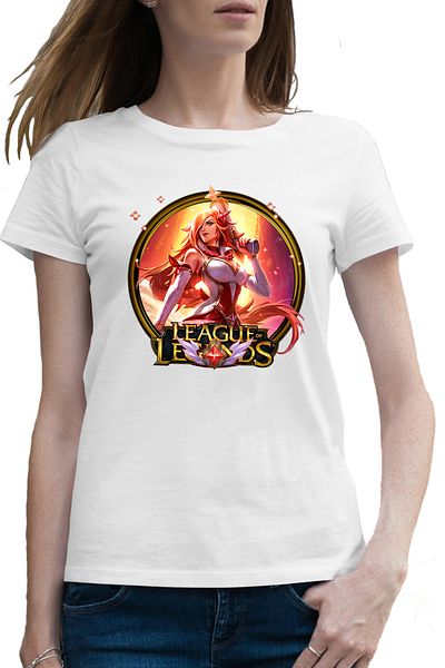 OEM Tricou femei League of Legends Ahri Cosplay LoL Game Star