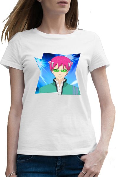 OEM Tricou femei Saiki Kusuo Life Anime Manga