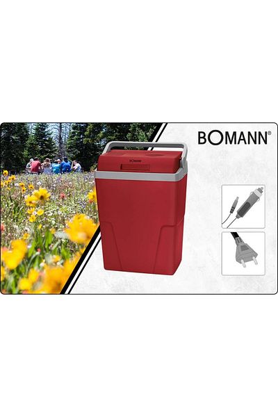 BOMANN Electric cooler, Bomann, 22 liters, red