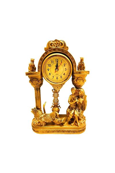 BLA BLA FOAM Golden Clock in Baroque Style
