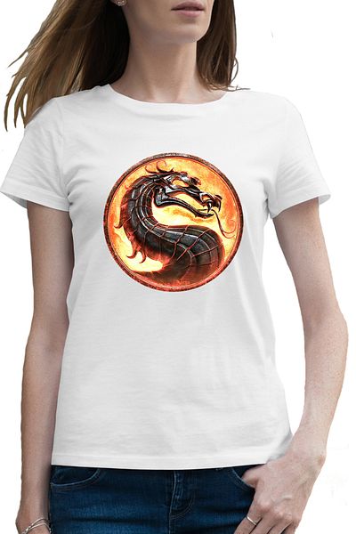 OEM Tricou femei Mortal Kombat Trilogy Dragon Ultimate Fight