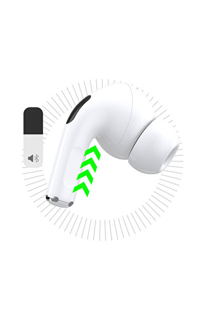 DUDAO Słuchawki U19 douszne TWS bezprzewodowe Bluetooth 5.3 z wyświetlaczem LED - białe