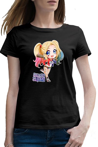 OEM Tricou femei Joker Suicide Squad GTA Vaduva Neagra Gang