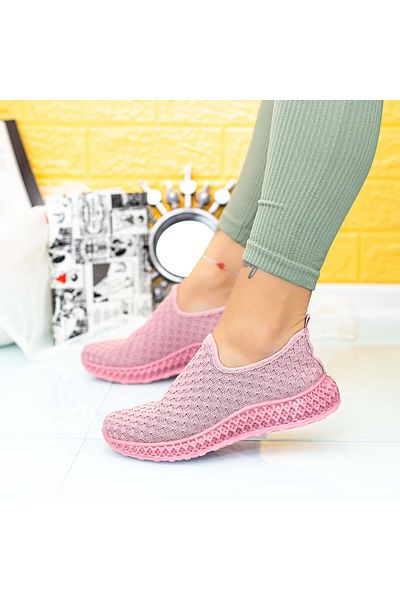 mei Women's Sports Shoes TF1 Pink
