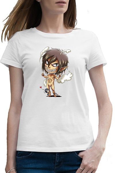 OEM Tricou femei Attack on Titan Eren Yeager Devil Manga AOT